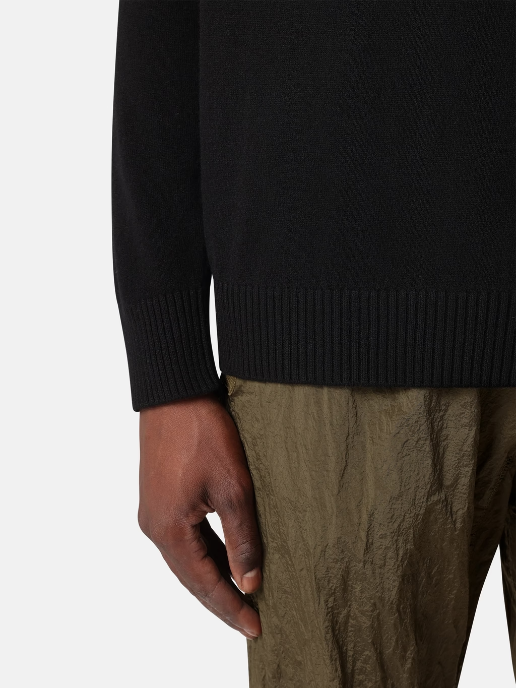 STONE ISLAND LIGHT RWS GEELONG WOOL L/S POLO