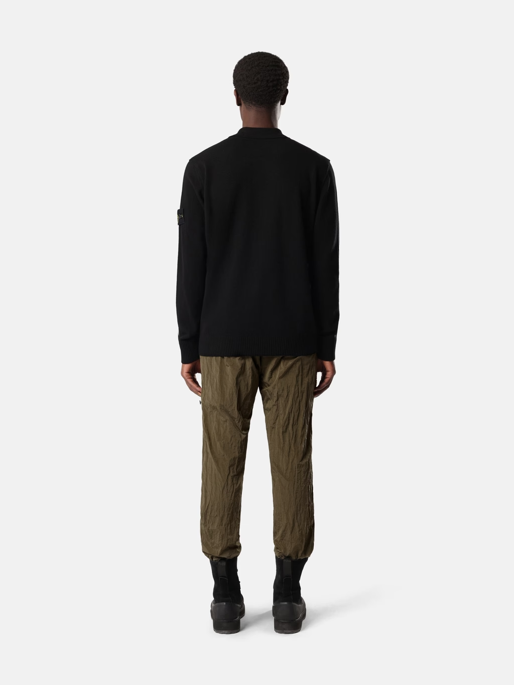 STONE ISLAND LIGHT RWS GEELONG WOOL L/S POLO