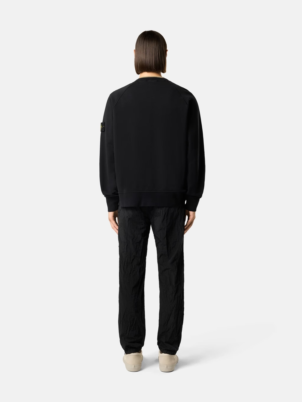 STONE ISLAND ORGANIC COTTON FLEECE SWEATSHIRT