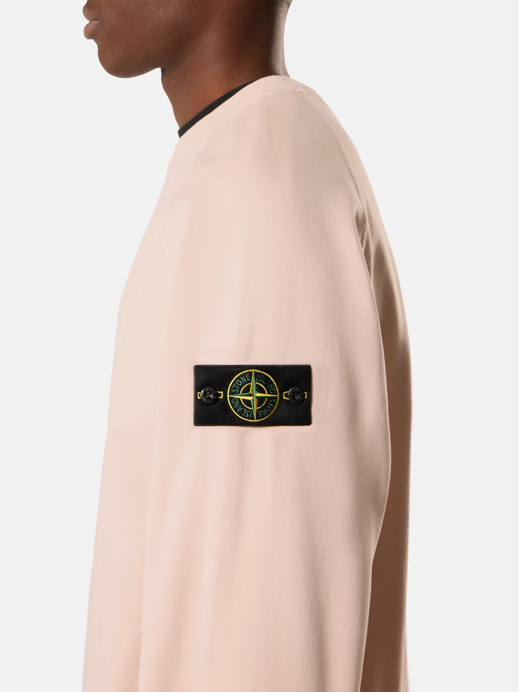 STONE ISLAND ORGANIC COTTON FLEECE SWEATSHIRT