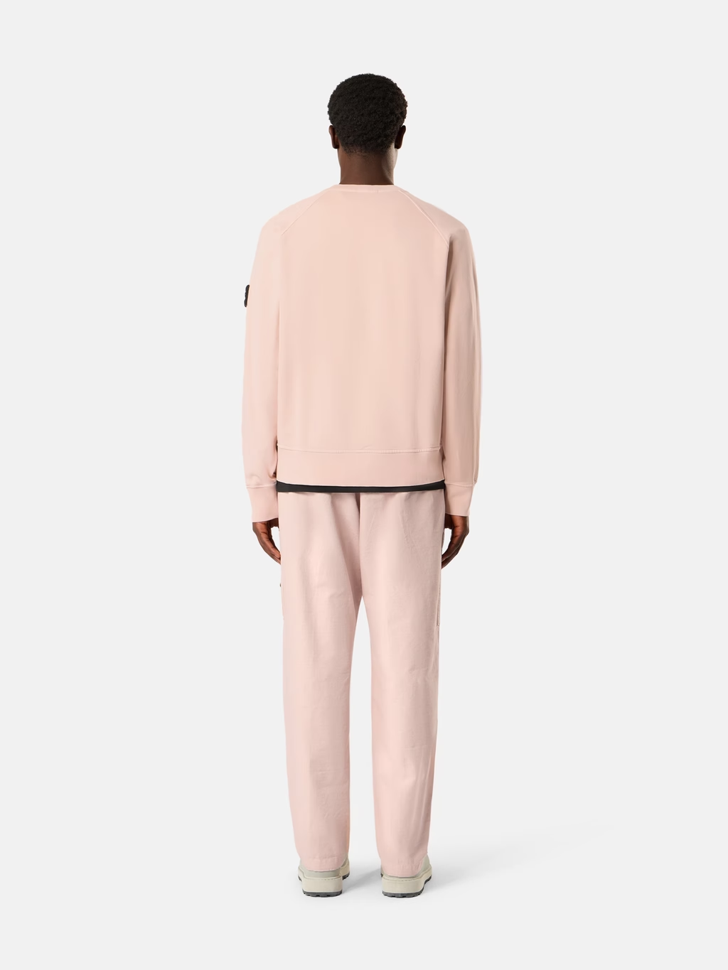 STONE ISLAND ORGANIC COTTON FLEECE SWEATSHIRT