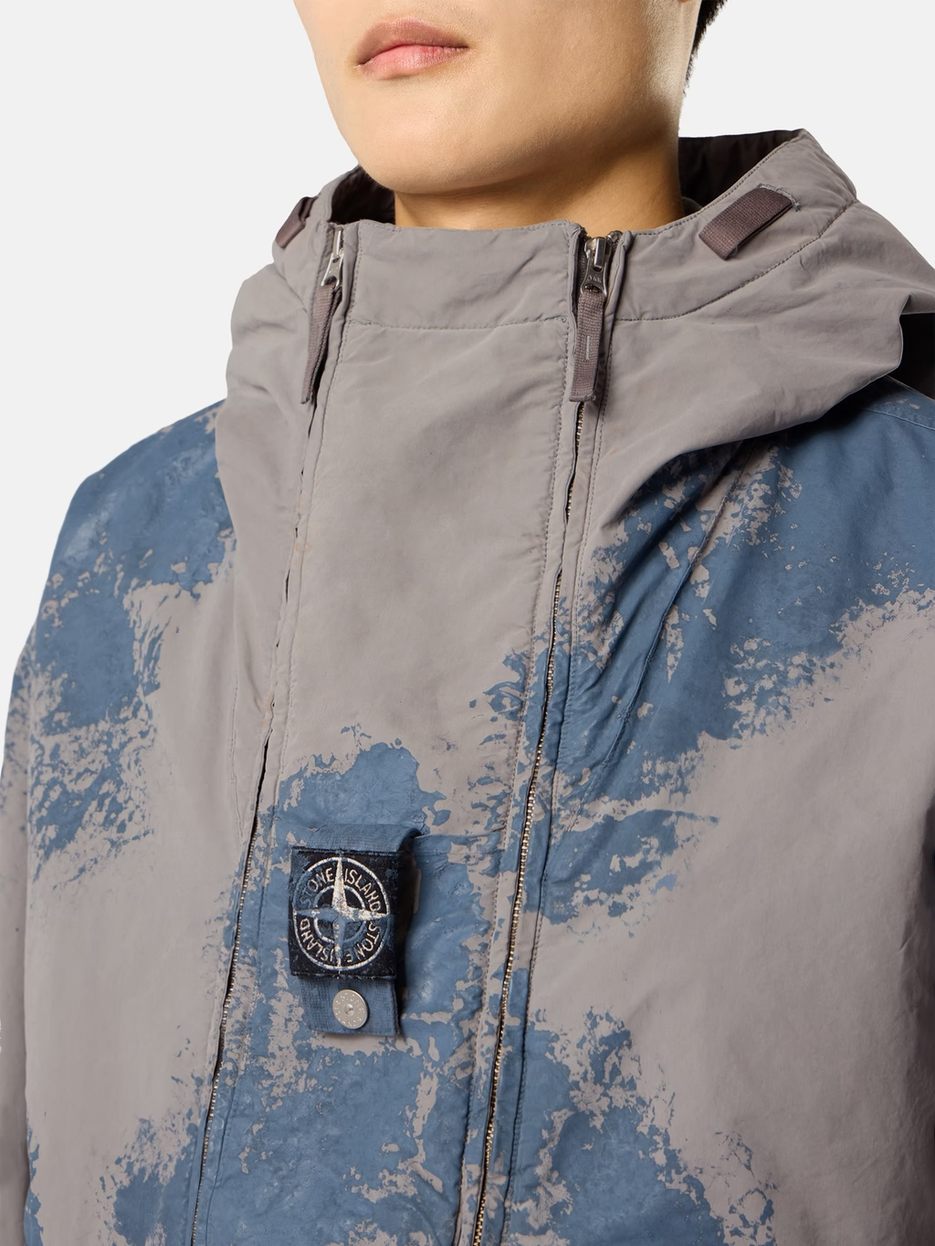 STONE ISLAND HAND PAINTED DAVID LIGHT-TC JACKET