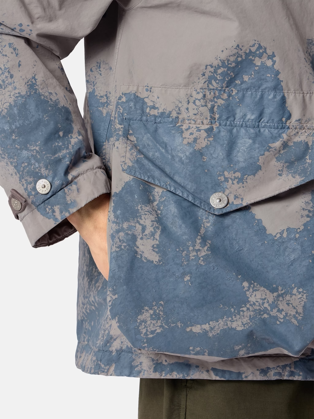 STONE ISLAND HAND PAINTED DAVID LIGHT-TC JACKET