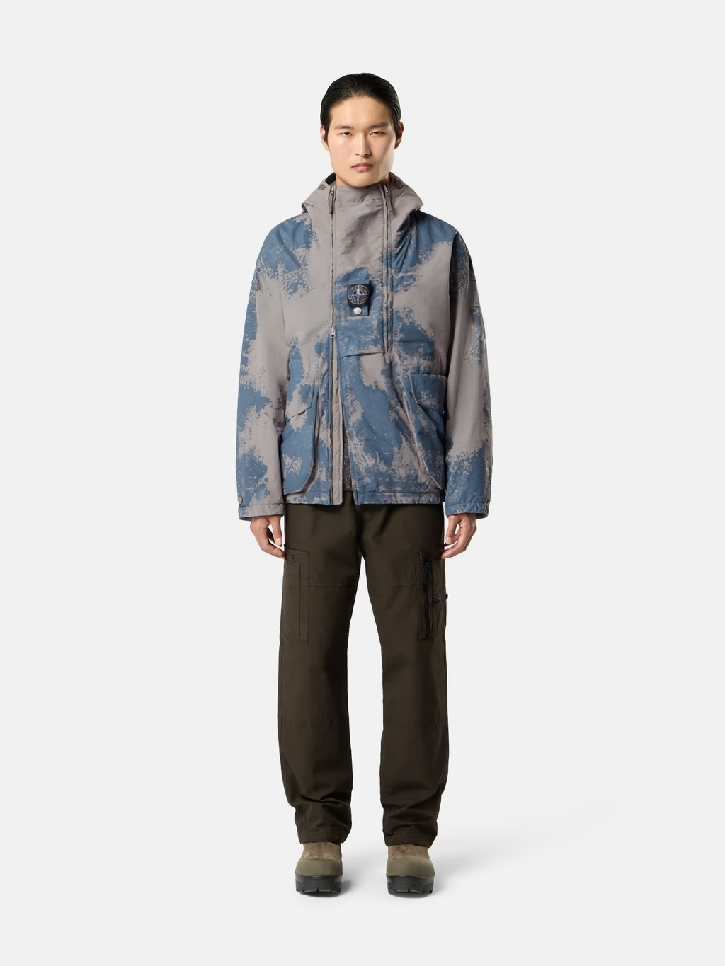 STONE ISLAND HAND PAINTED DAVID LIGHT-TC JACKET