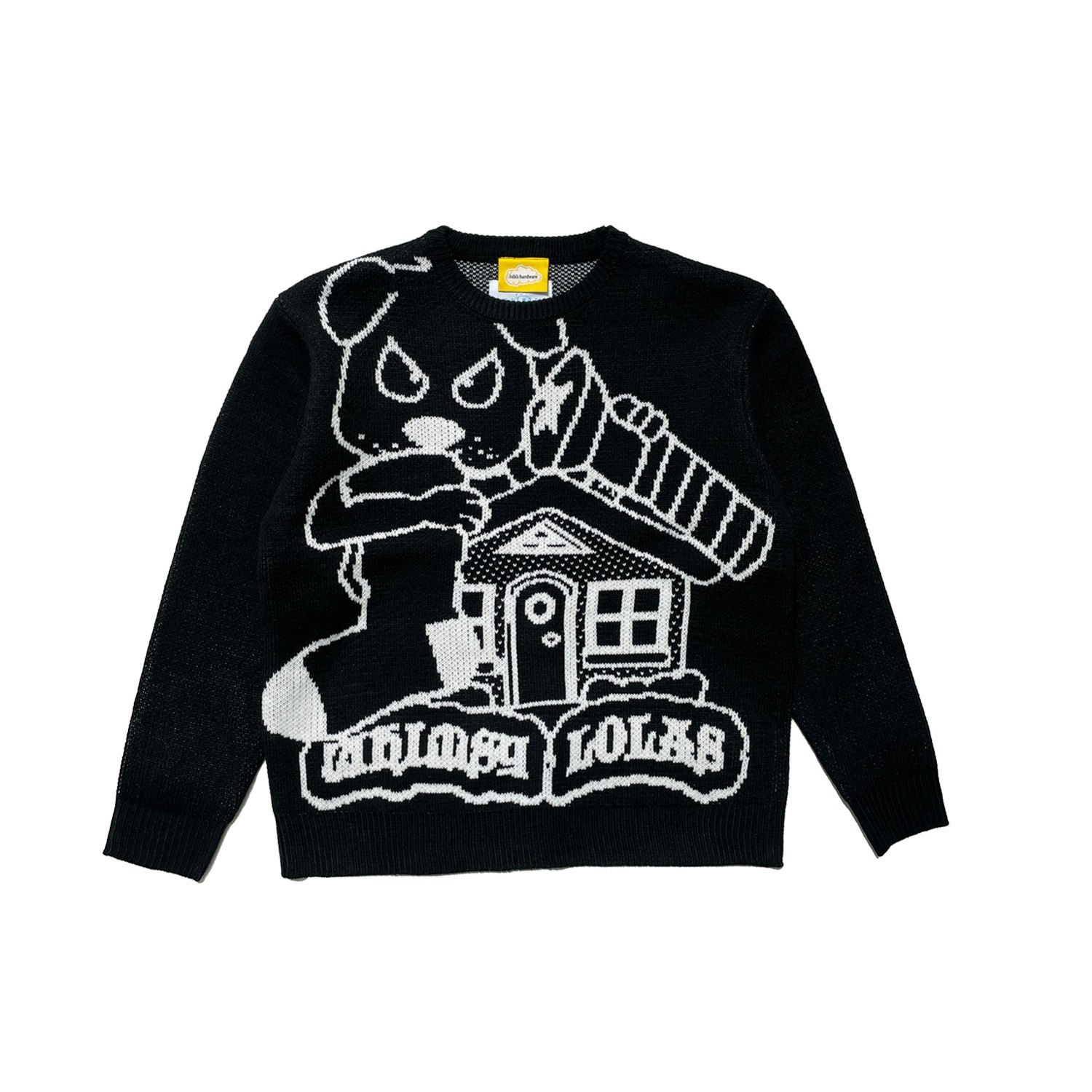 LOLA'S HARDWARE x WHIMSY SOCKS “BLOOD” SWEATER