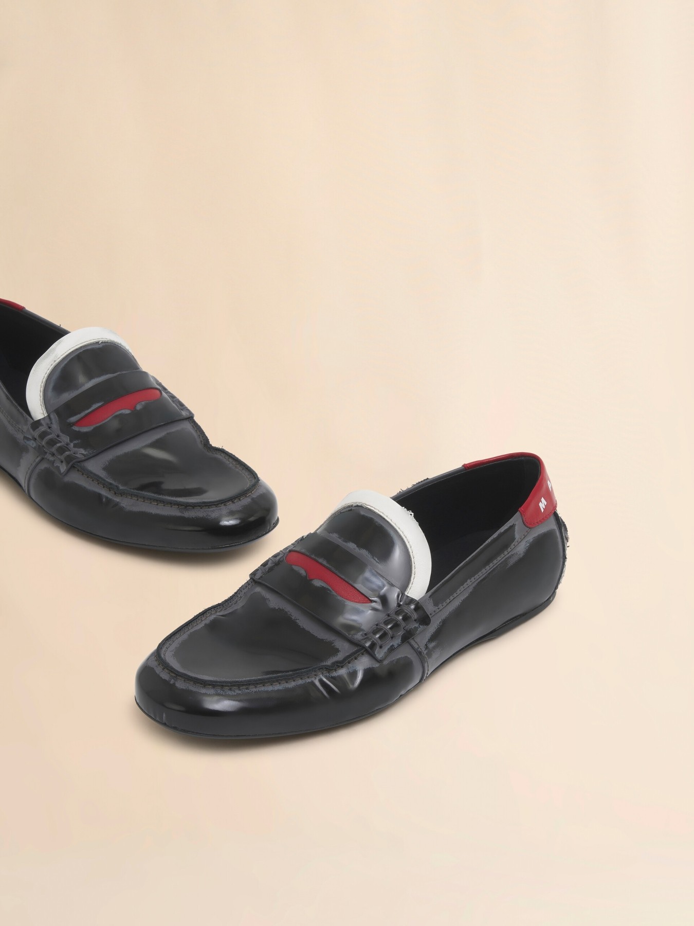 MARNI LEATHER MOCCASIN