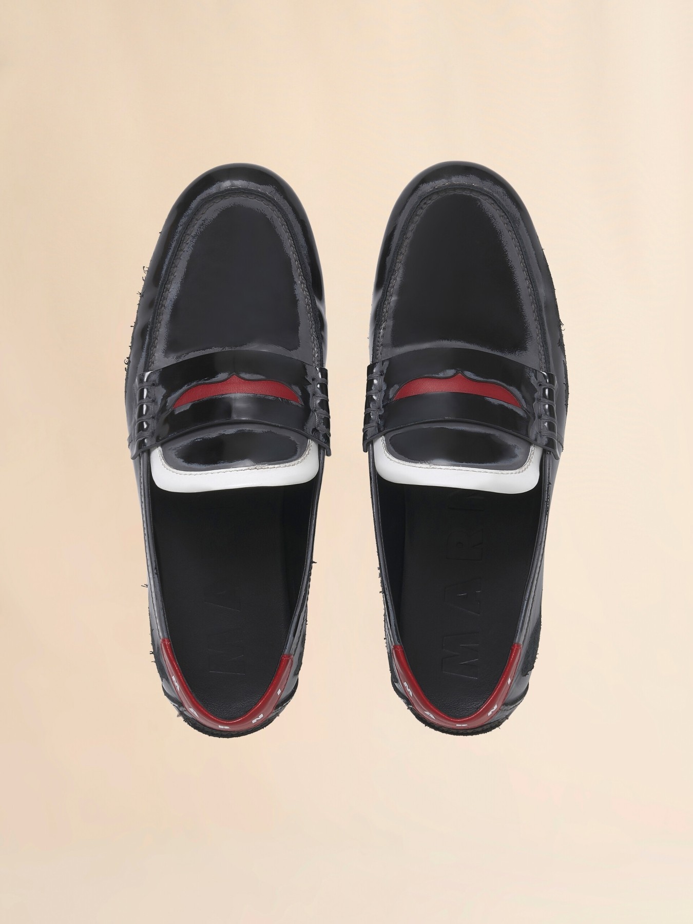 MARNI LEATHER MOCCASIN