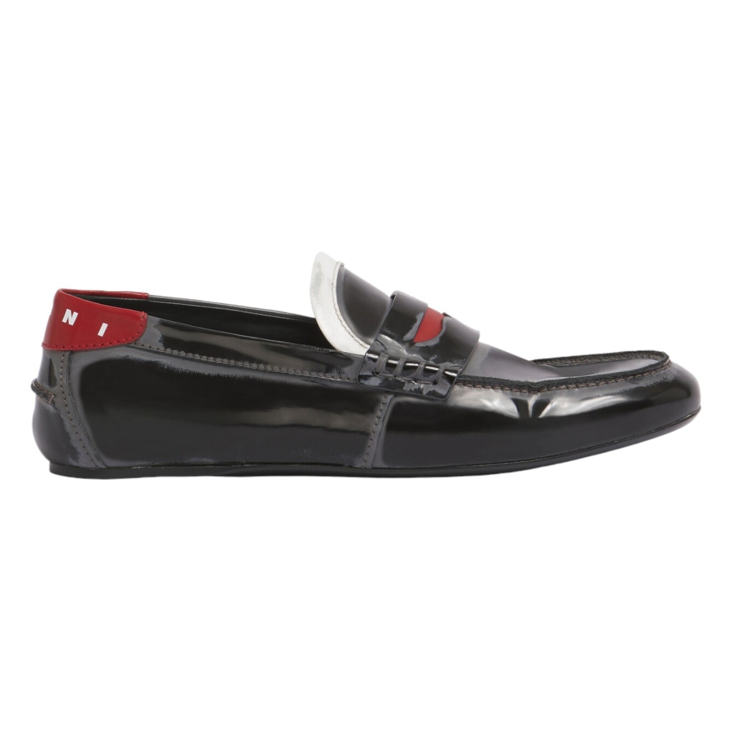 MARNI LEATHER MOCCASIN