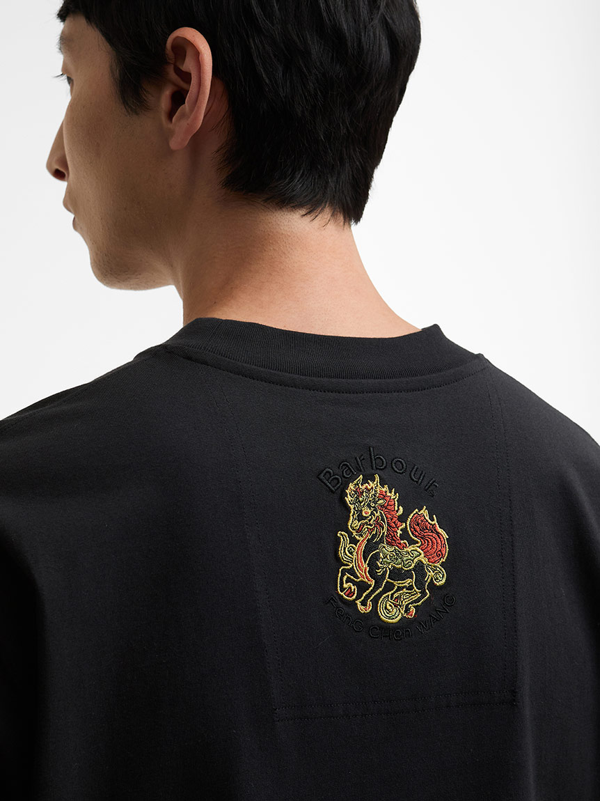 FENG CHEN WANG × BARBOUR GRAPHIC T-SHIRT