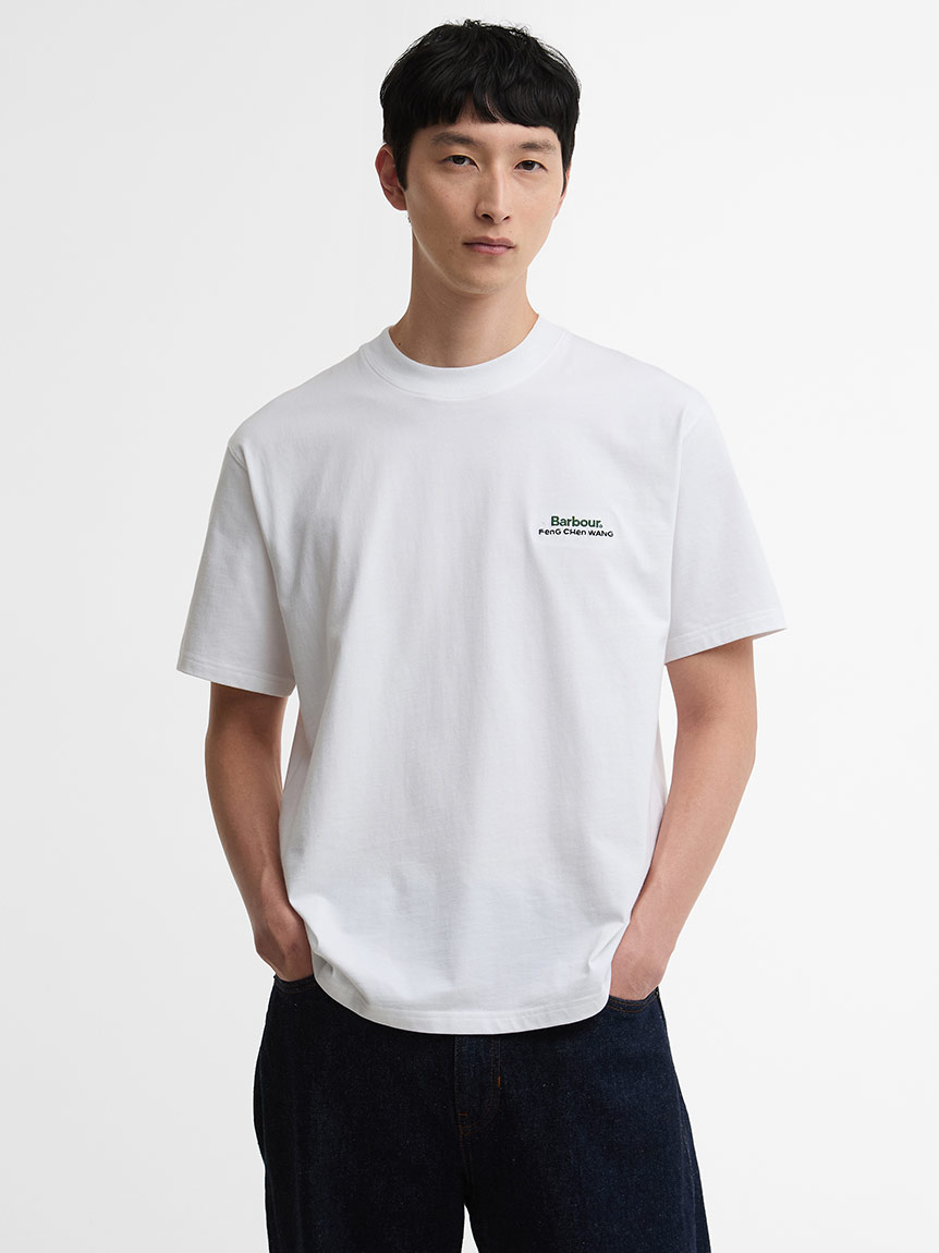 FENG CHEN WANG × BARBOUR GRAPHIC T-SHIRT