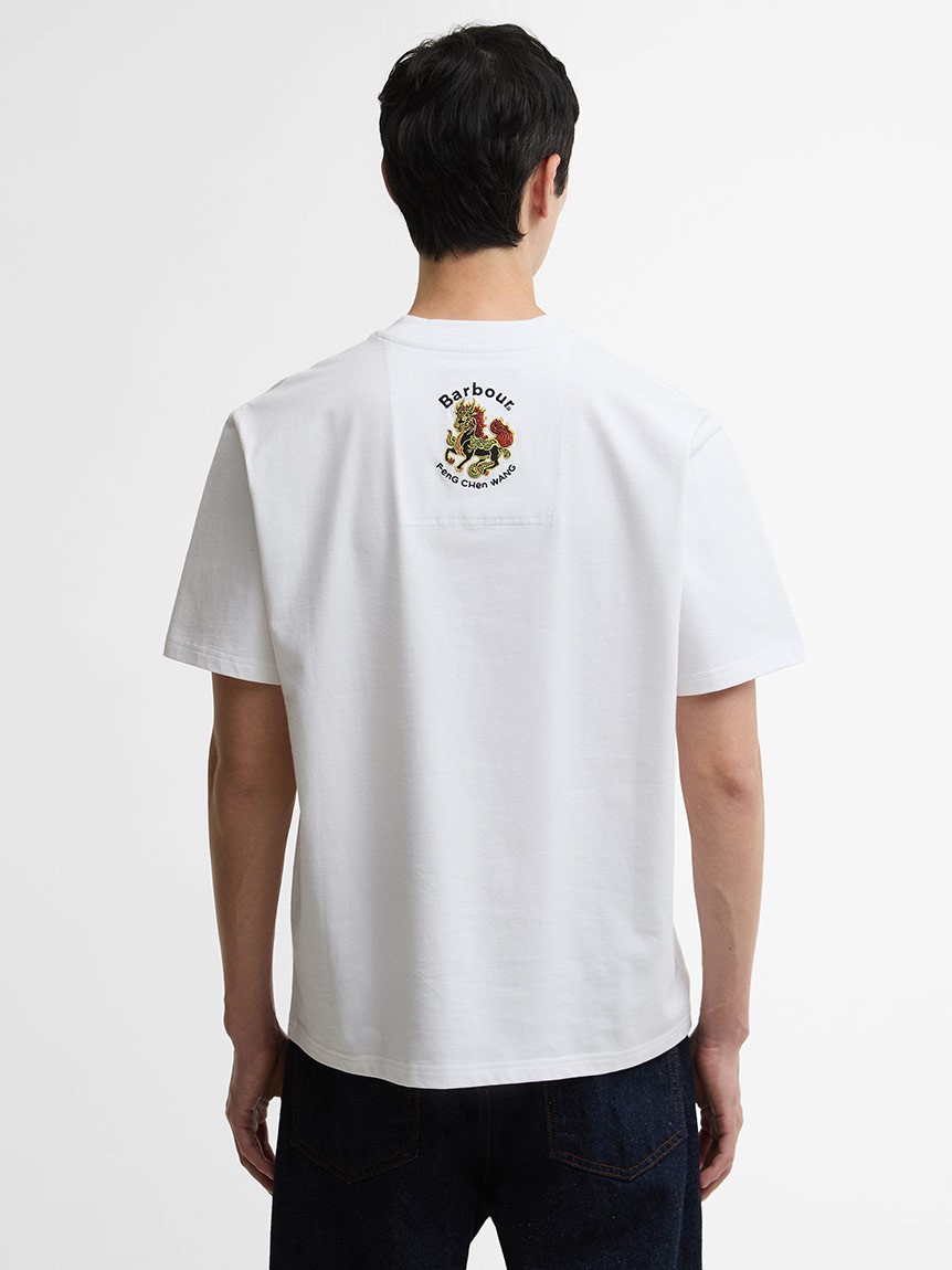 FENG CHEN WANG × BARBOUR GRAPHIC T-SHIRT