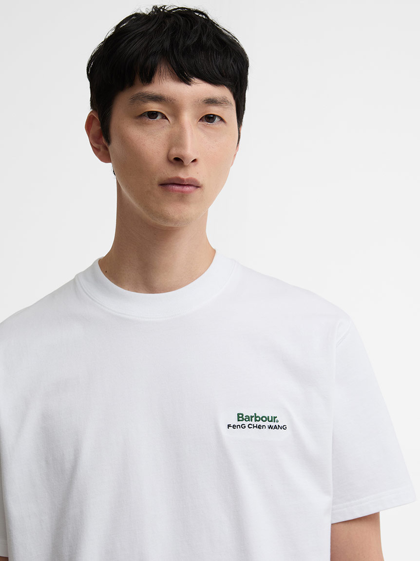 FENG CHEN WANG × BARBOUR GRAPHIC T-SHIRT