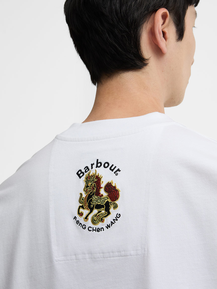 FENG CHEN WANG × BARBOUR GRAPHIC T-SHIRT
