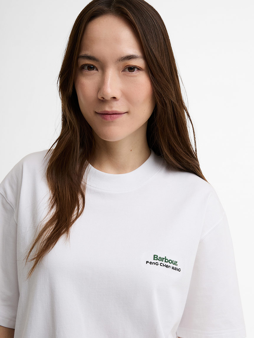 FENG CHEN WANG × BARBOUR GRAPHIC T-SHIRT