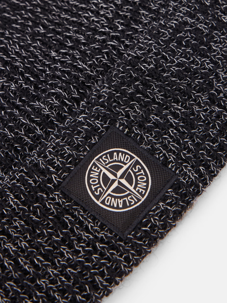 STONE ISLAND KNIT REFLECTIVE BEANIE