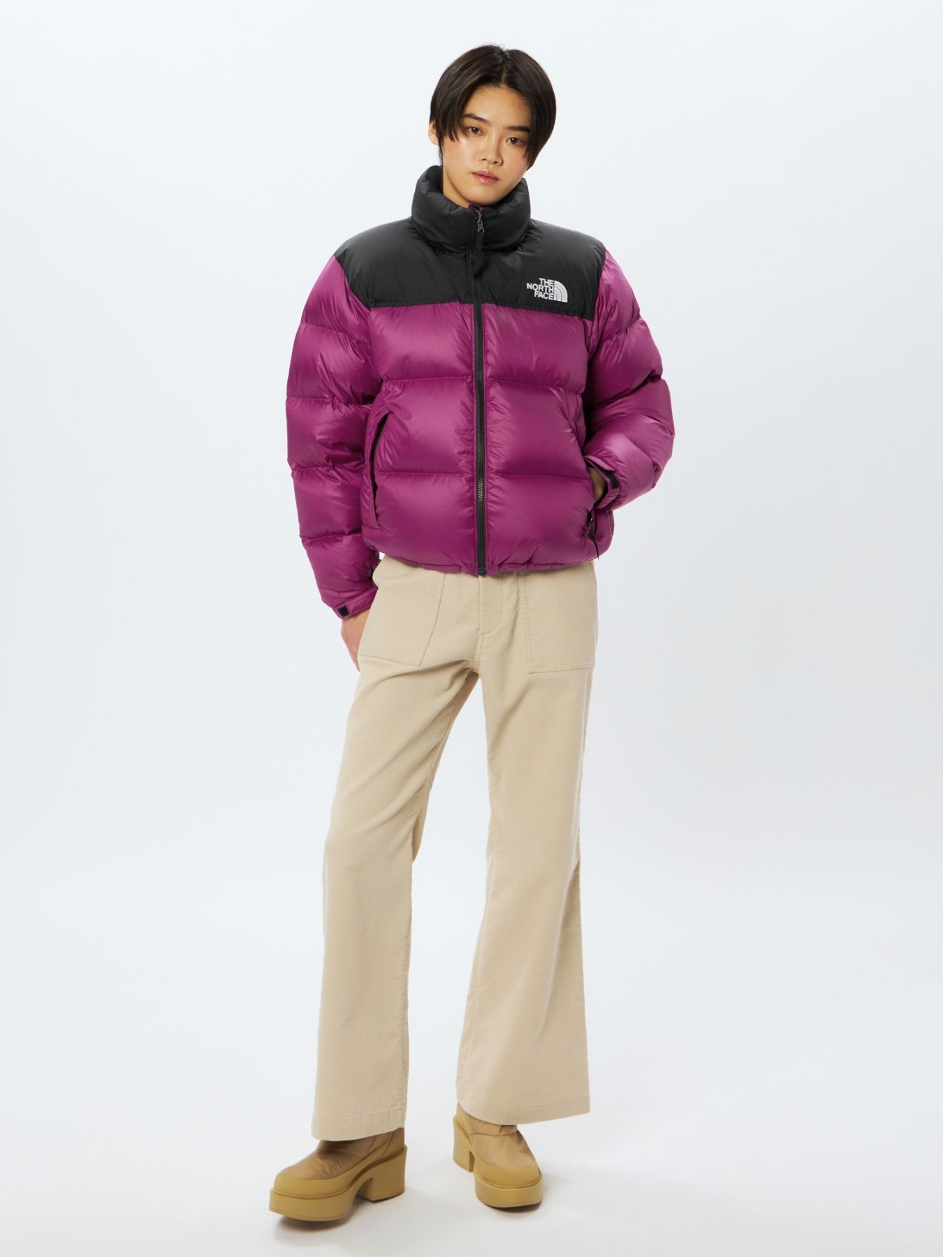 THE NORTH FACE SHORT NUPTSE JACKET(WOMEN`S)