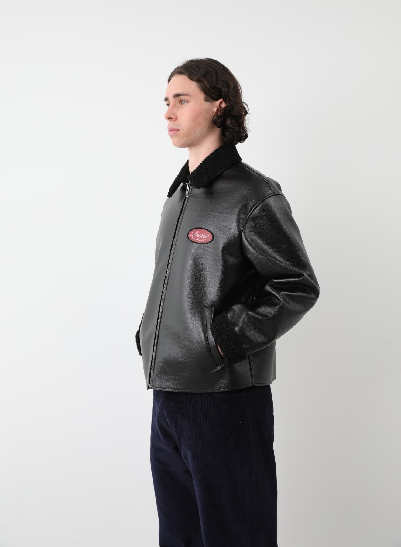RASSVET VARSITY LEATHER JACKET