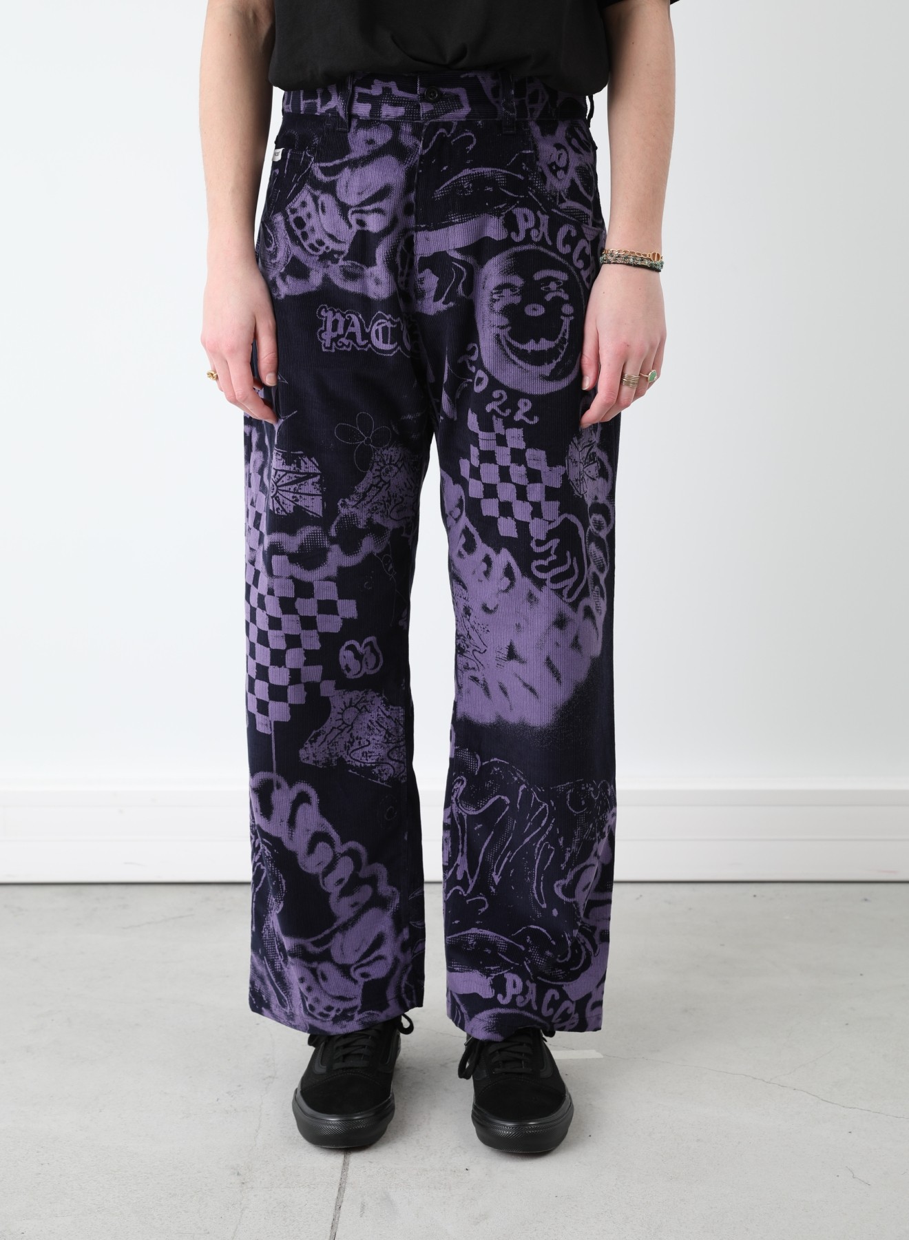 RASSVET SPRAY CORDUROY TROUSERS WOVEN