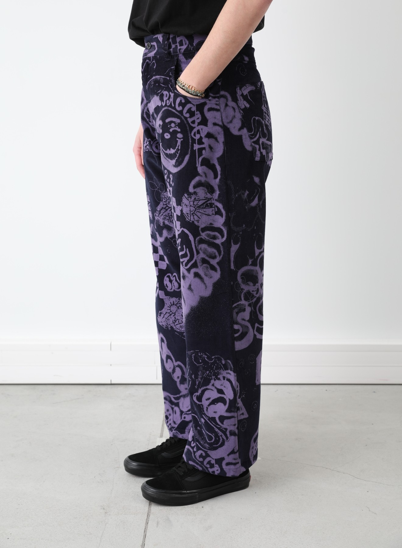 RASSVET SPRAY CORDUROY TROUSERS WOVEN