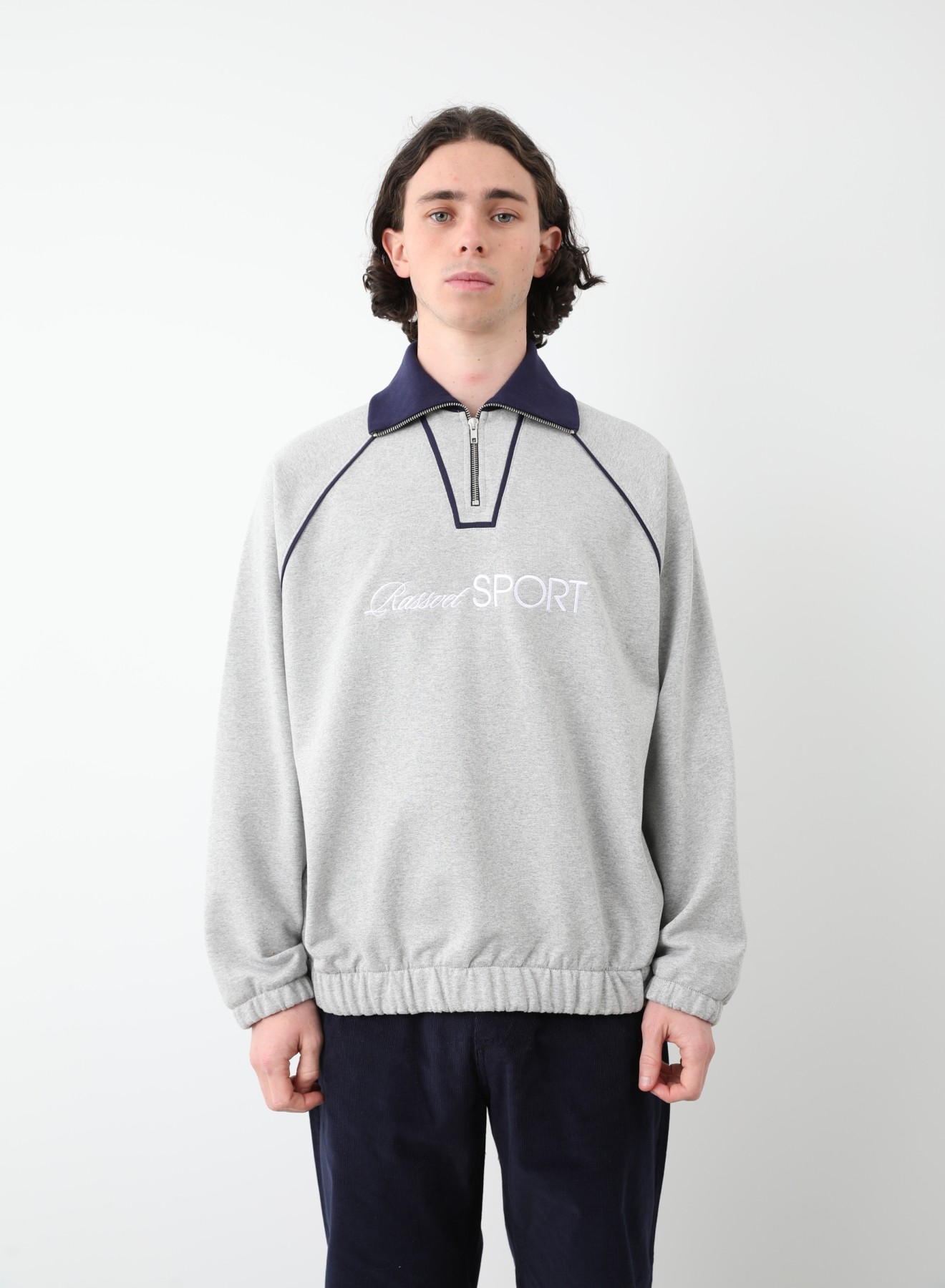 RASSVET SPORT COLLARED SWEAT