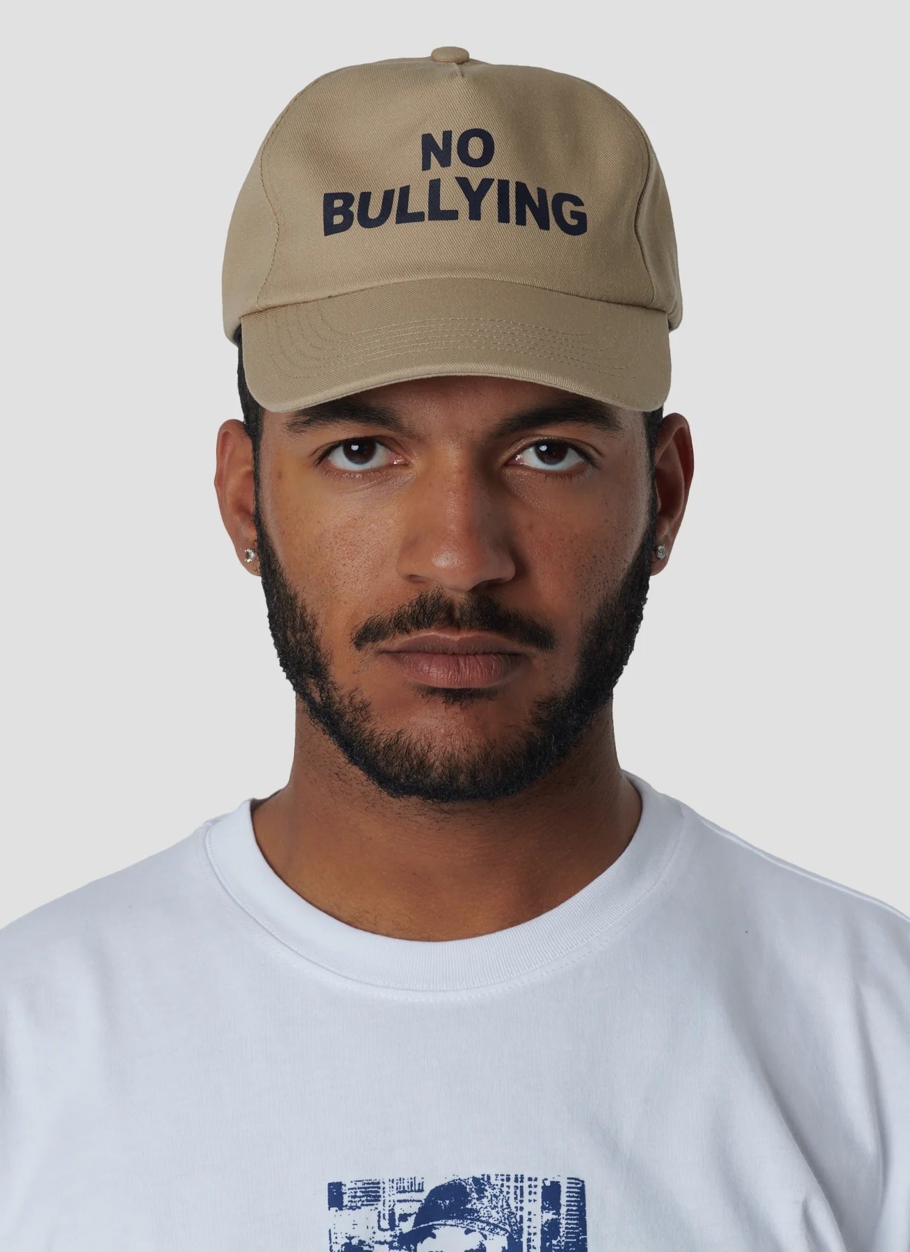 RASSVET 5 PANEL CAP CHINO TWILL LIGHT WASH