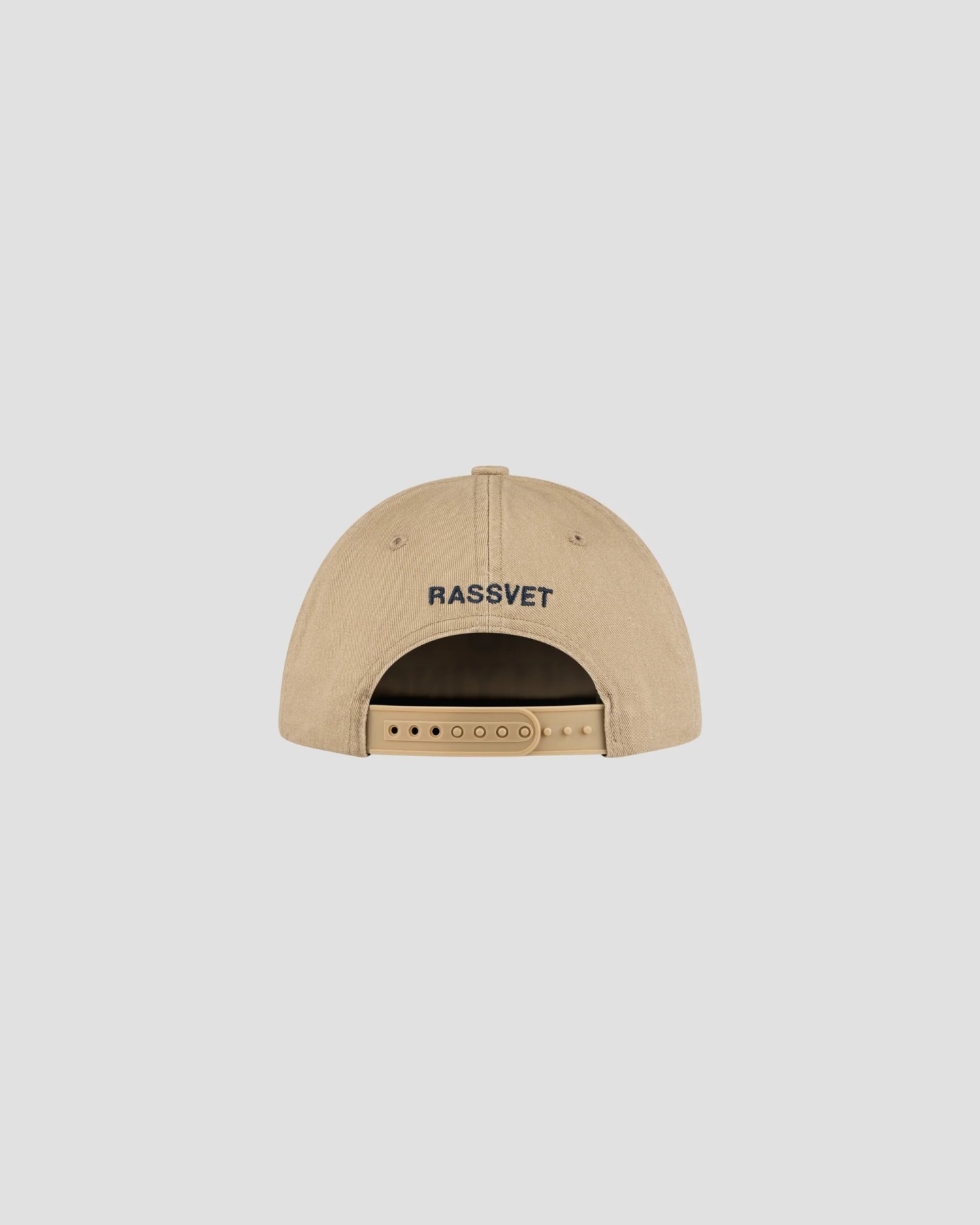 RASSVET 5 PANEL CAP CHINO TWILL LIGHT WASH