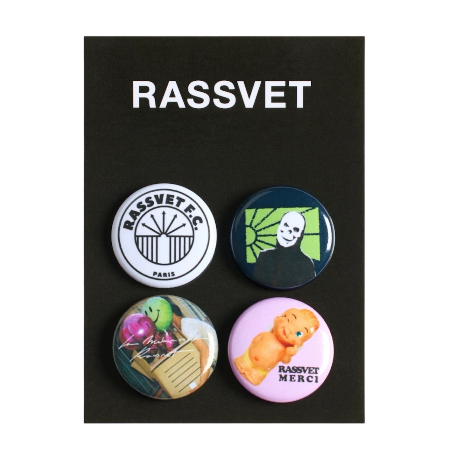 RASSVET SET OF 4 PINS
