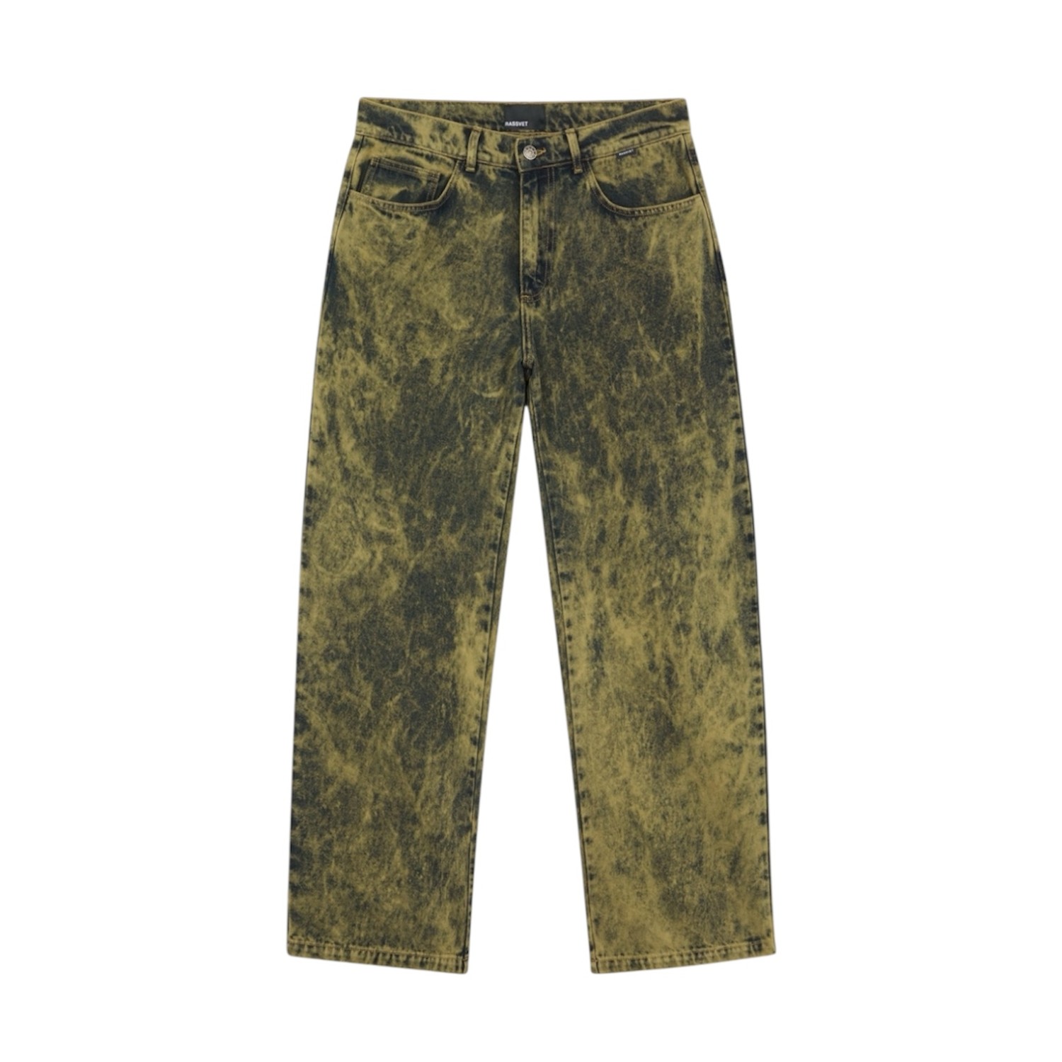RASSVET ACID WASH BAGGY DENIM PANTS