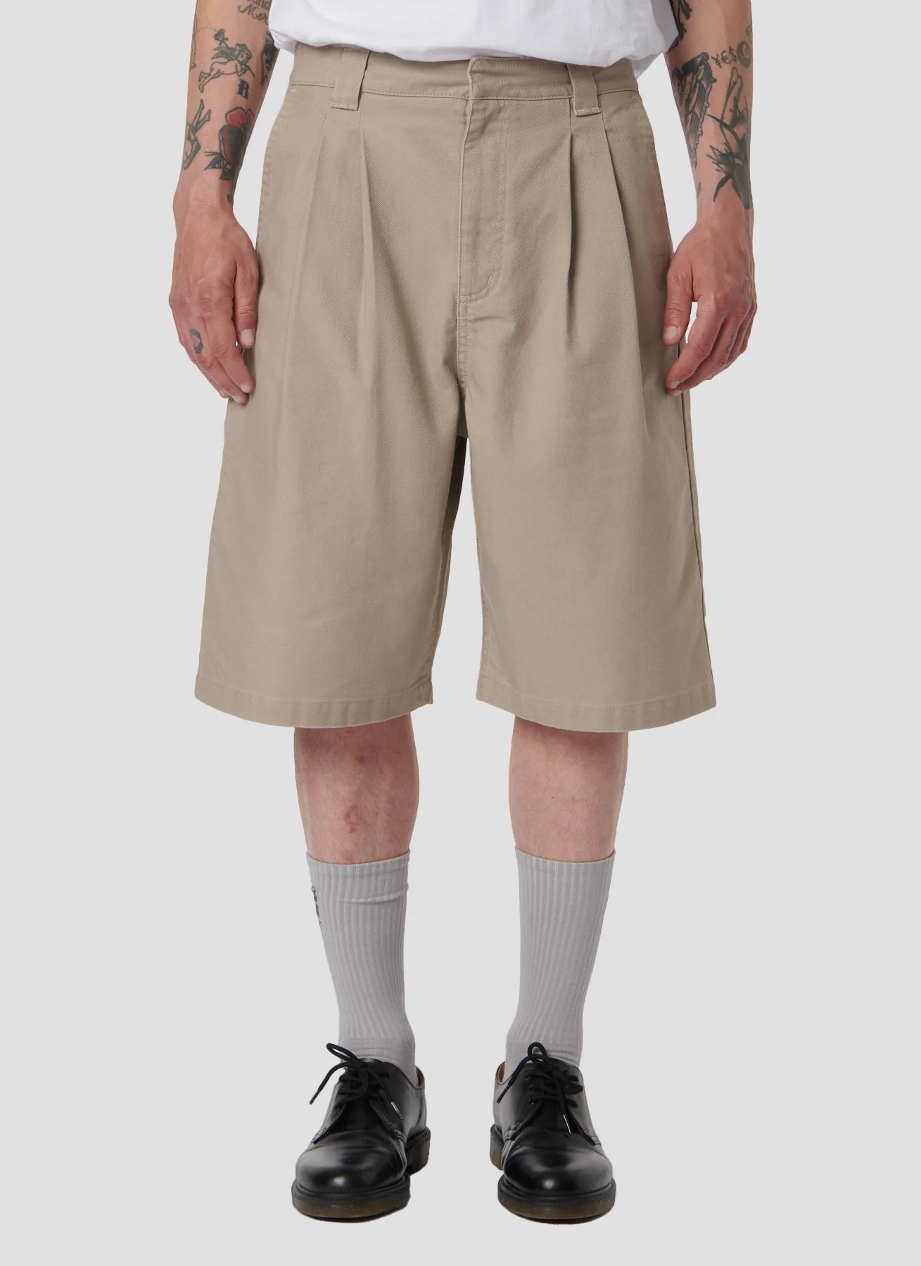 RASSVET PLEATED WORK SHORTS
