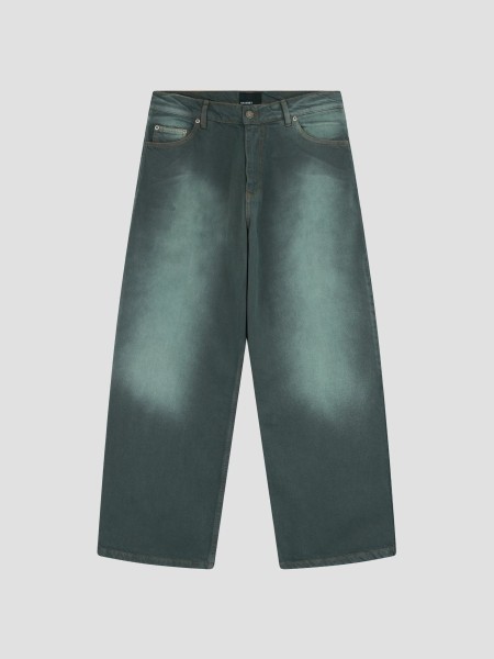 RASSVET SUN DYED BAGGY DENIM PANTS