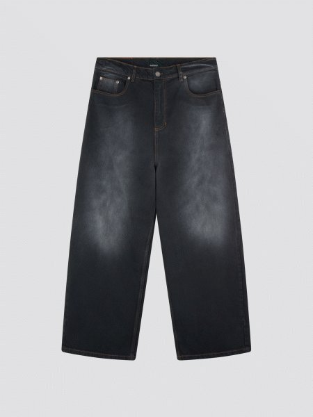 RASSVET SUN DYED EXTRA BAGGY DENIM PANT