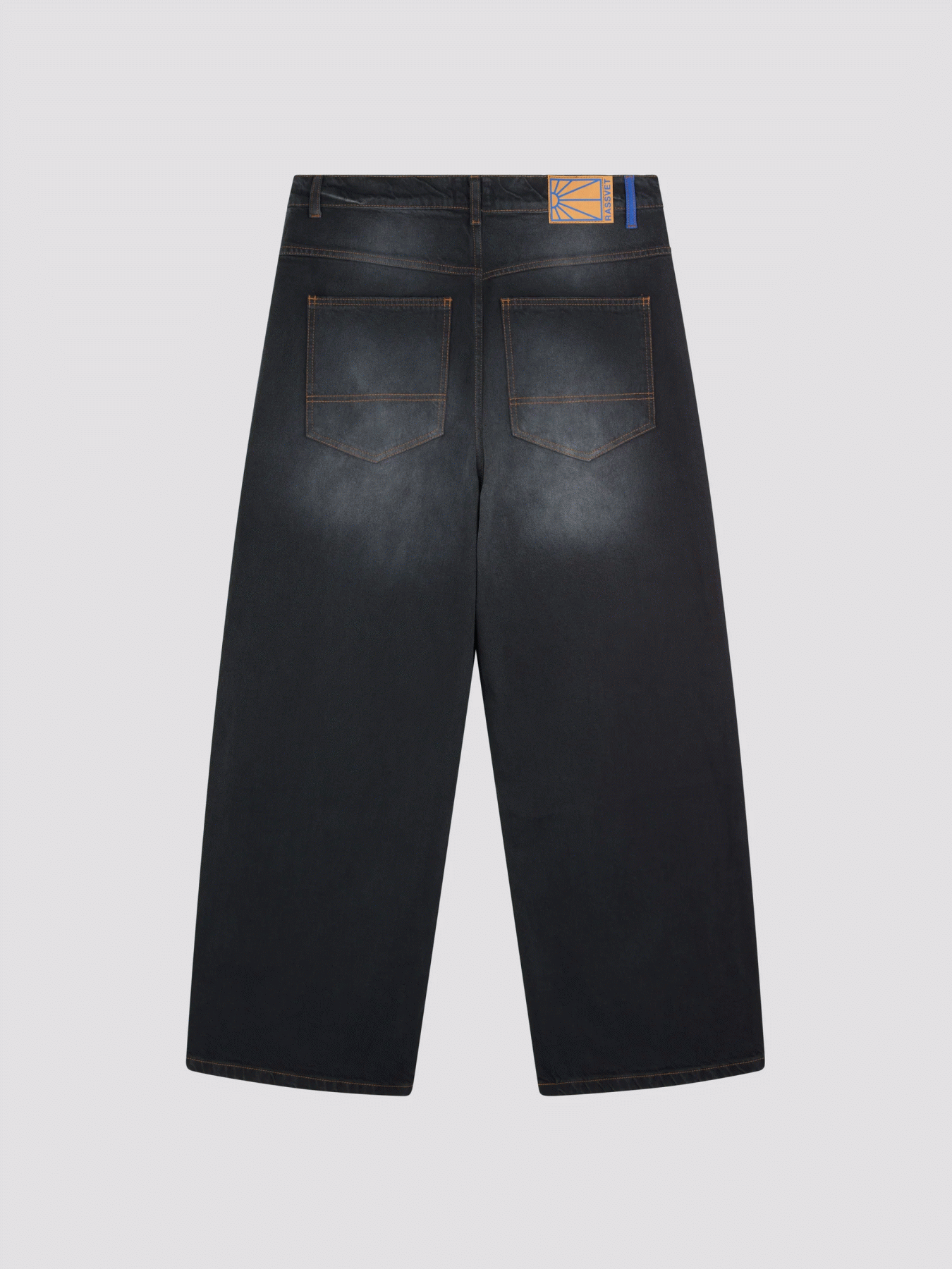 RASSVET SUN DYED EXTRA BAGGY DENIM PANT