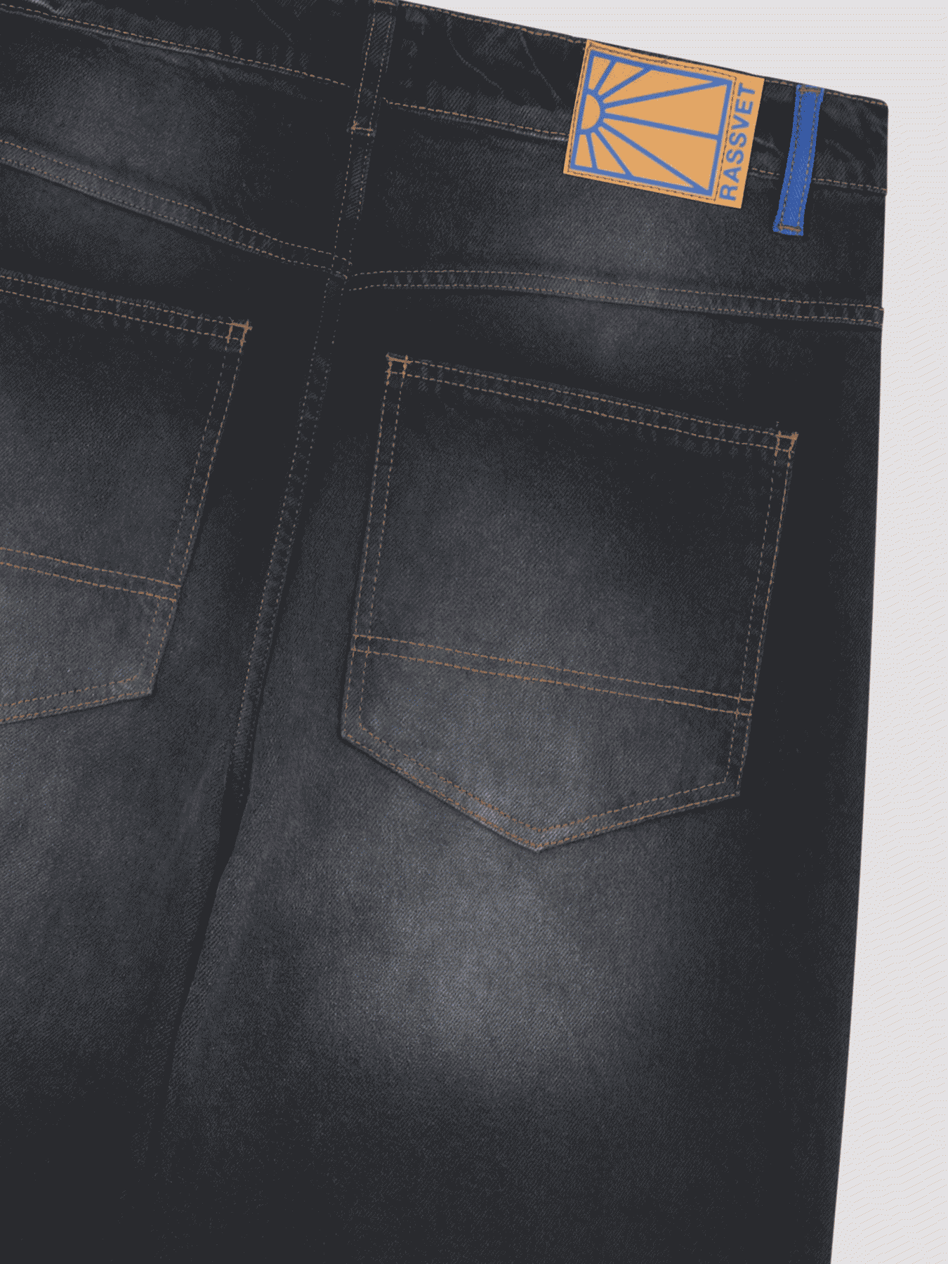 RASSVET SUN DYED EXTRA BAGGY DENIM PANT