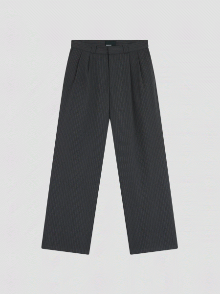 RASSVET  PIN STRIPE SLACKER CHINO PANTS