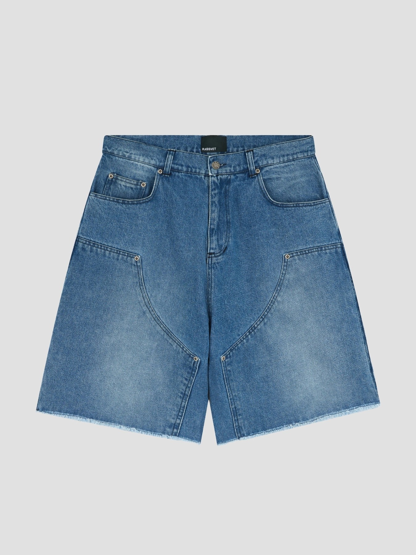 RASSVET SUN DYED DOUBLE KNEE BAGGY DENIM