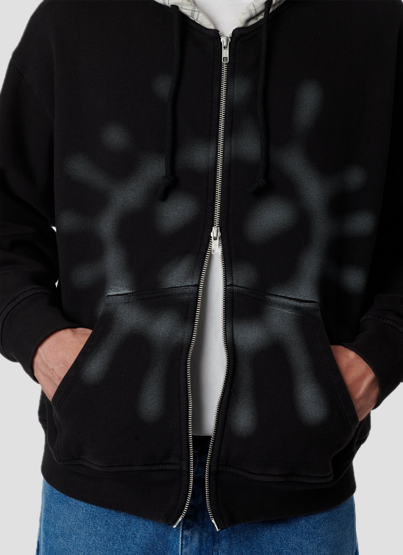 RASSVET SUN FADED ZIP HOODIE