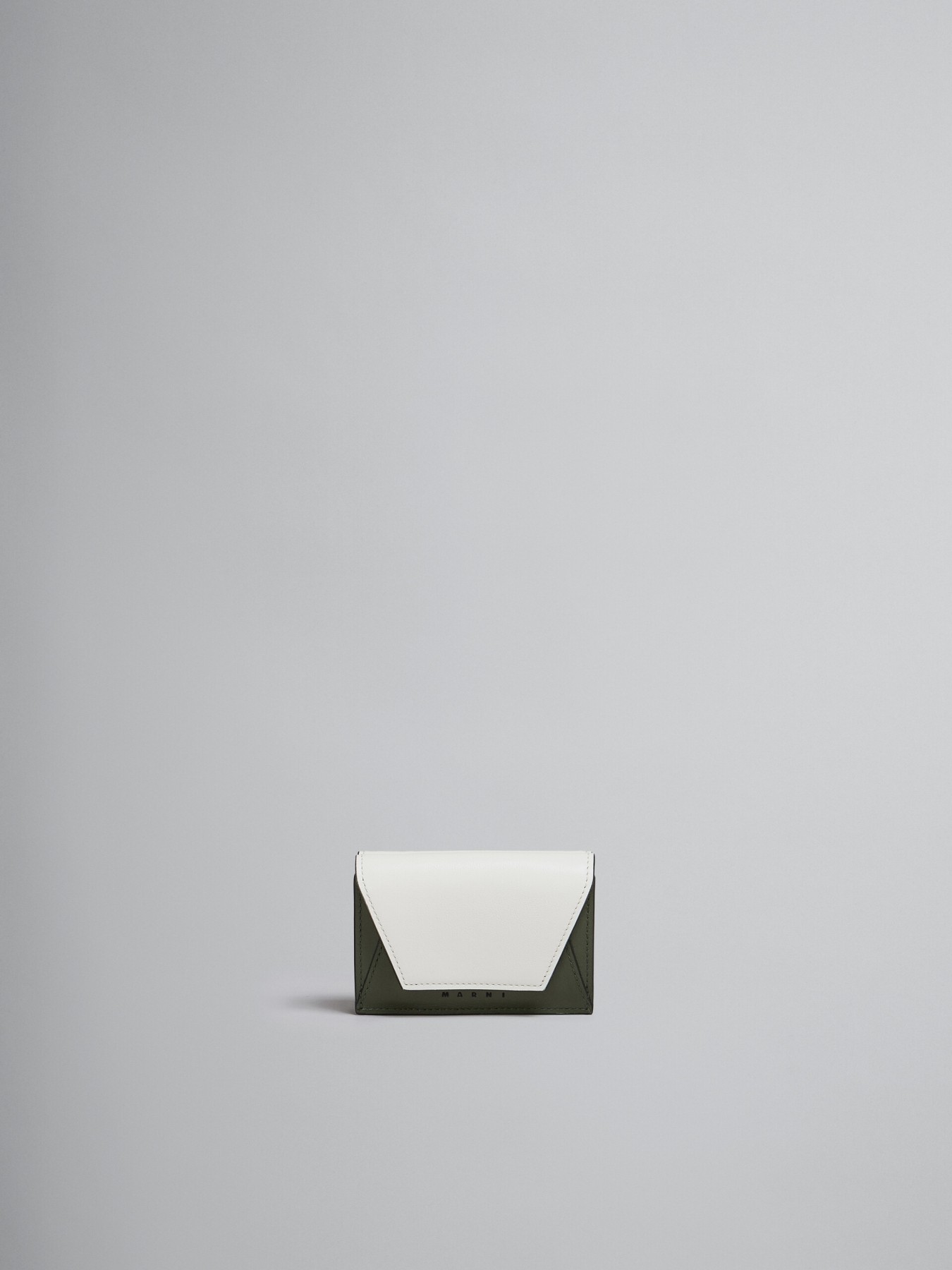 MARNI LEATHER TRIFOLD WALLET