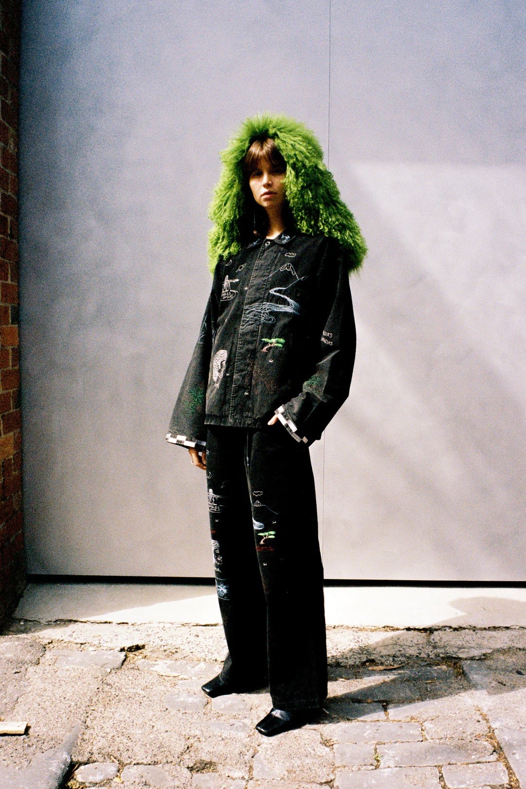 JUNGLES QUESTIONS PLEATED PANT