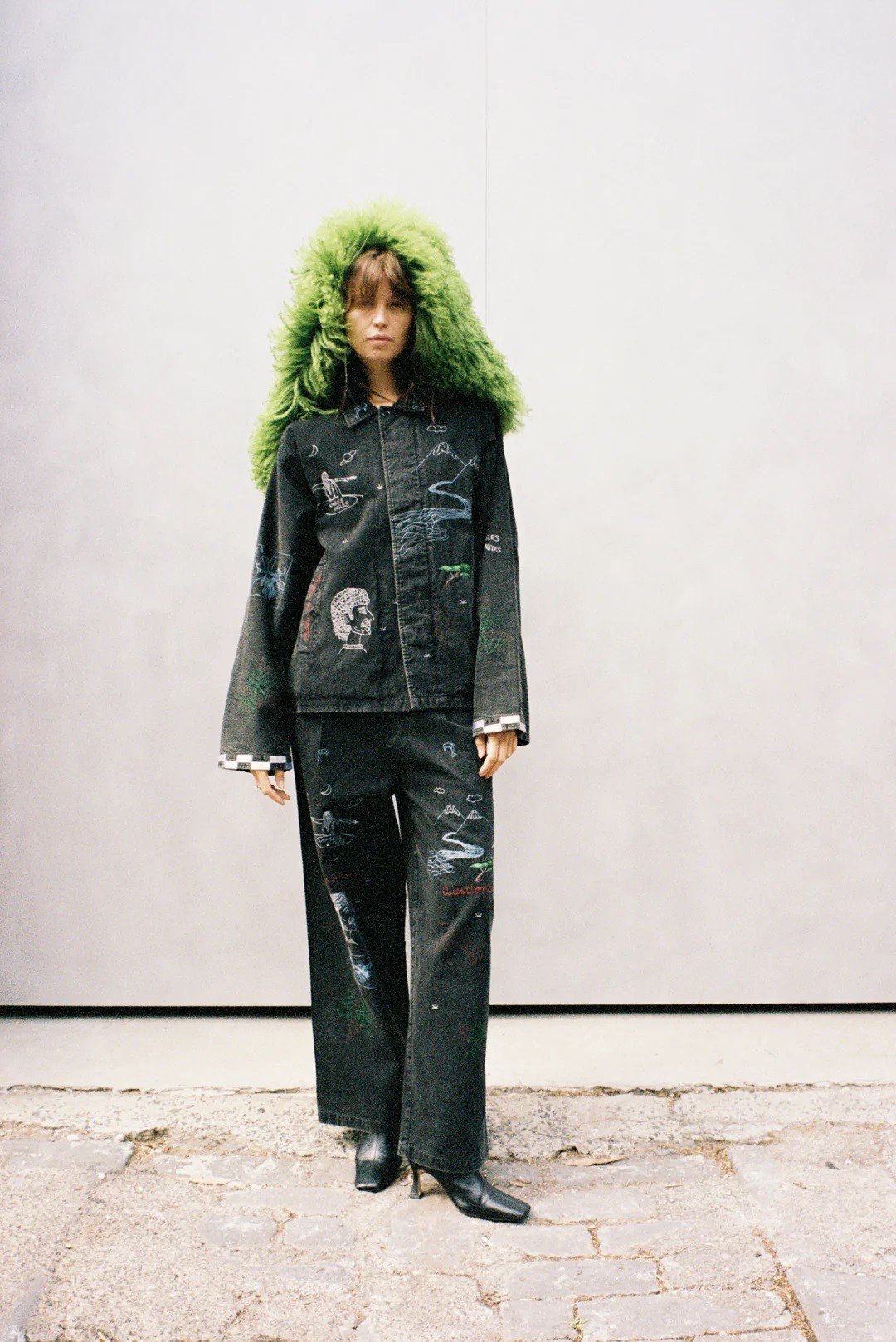 JUNGLES QUESTIONS PLEATED PANT