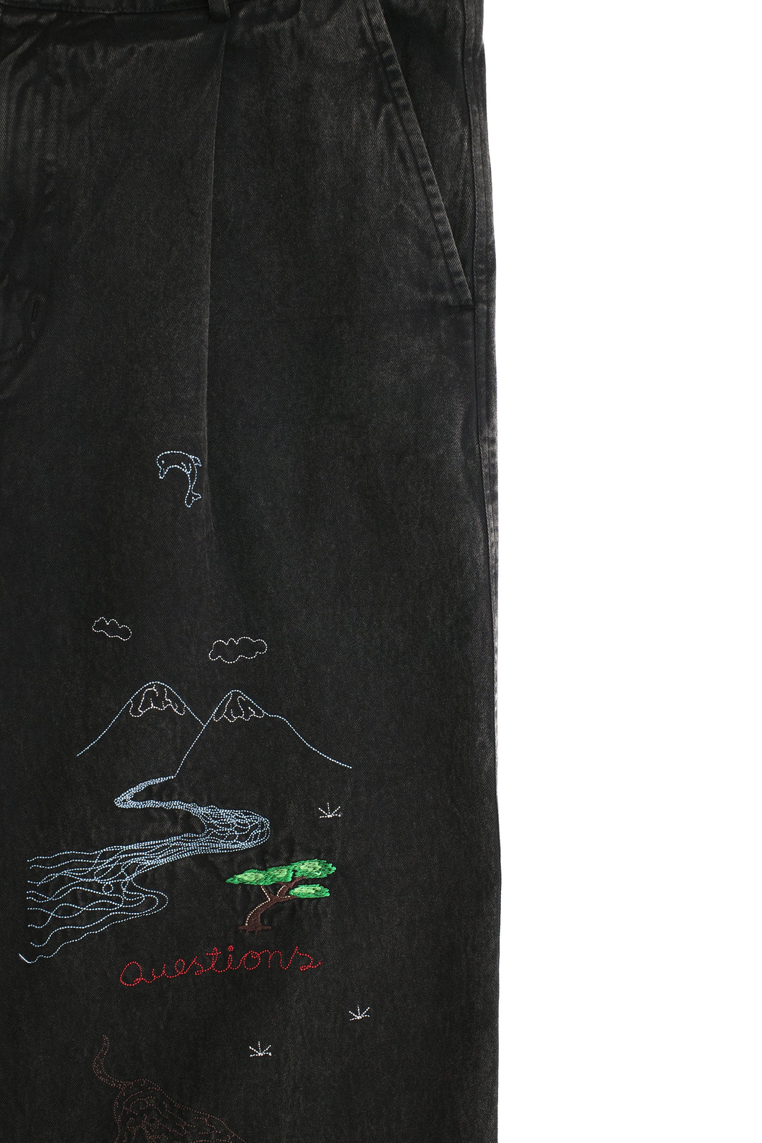 JUNGLES QUESTIONS PLEATED PANT