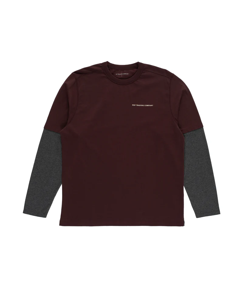 POPTRADING COMPANY LOGO SLEEVE T-SHIRT