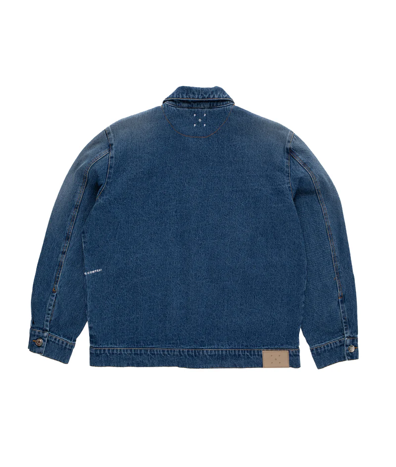 POPTRADING COMPANY FULL BUTTON DENIM JACKET