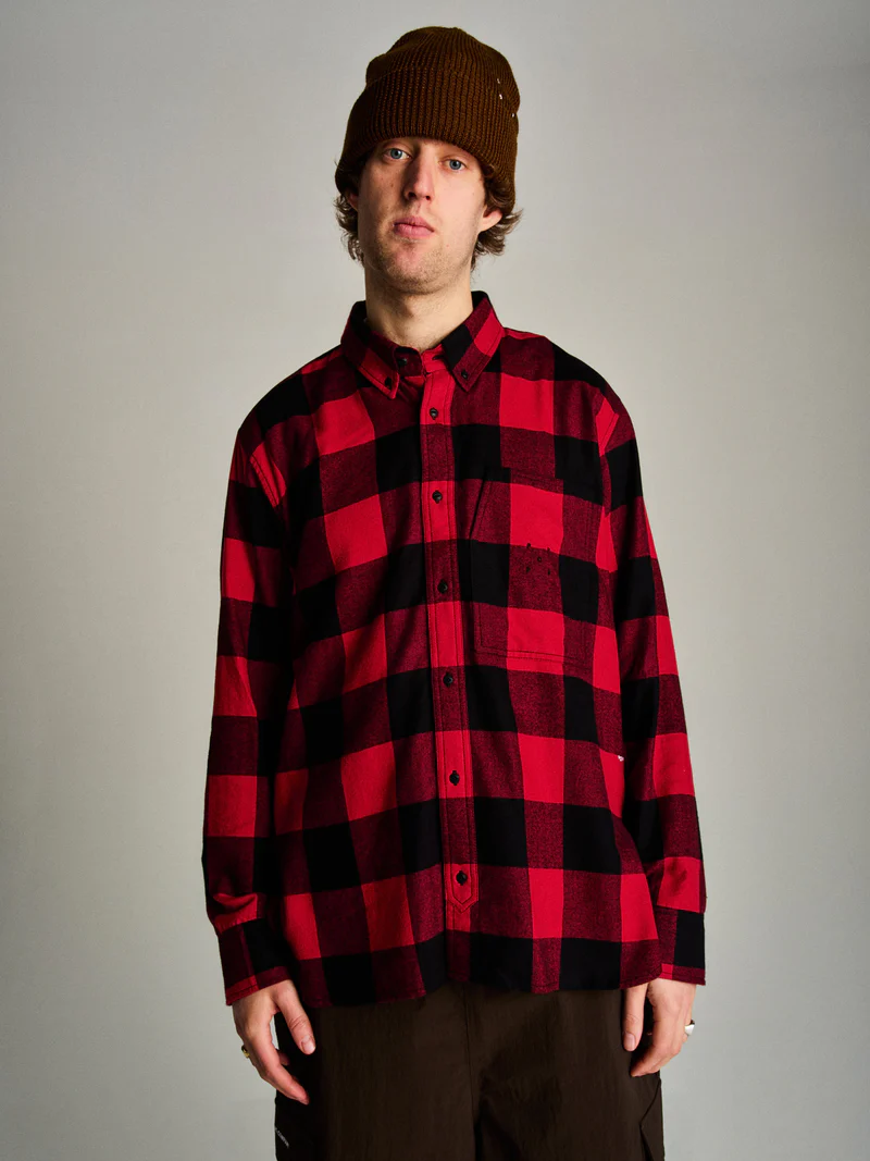 POPTRADING COMPANYCHECKED BD SHIRT