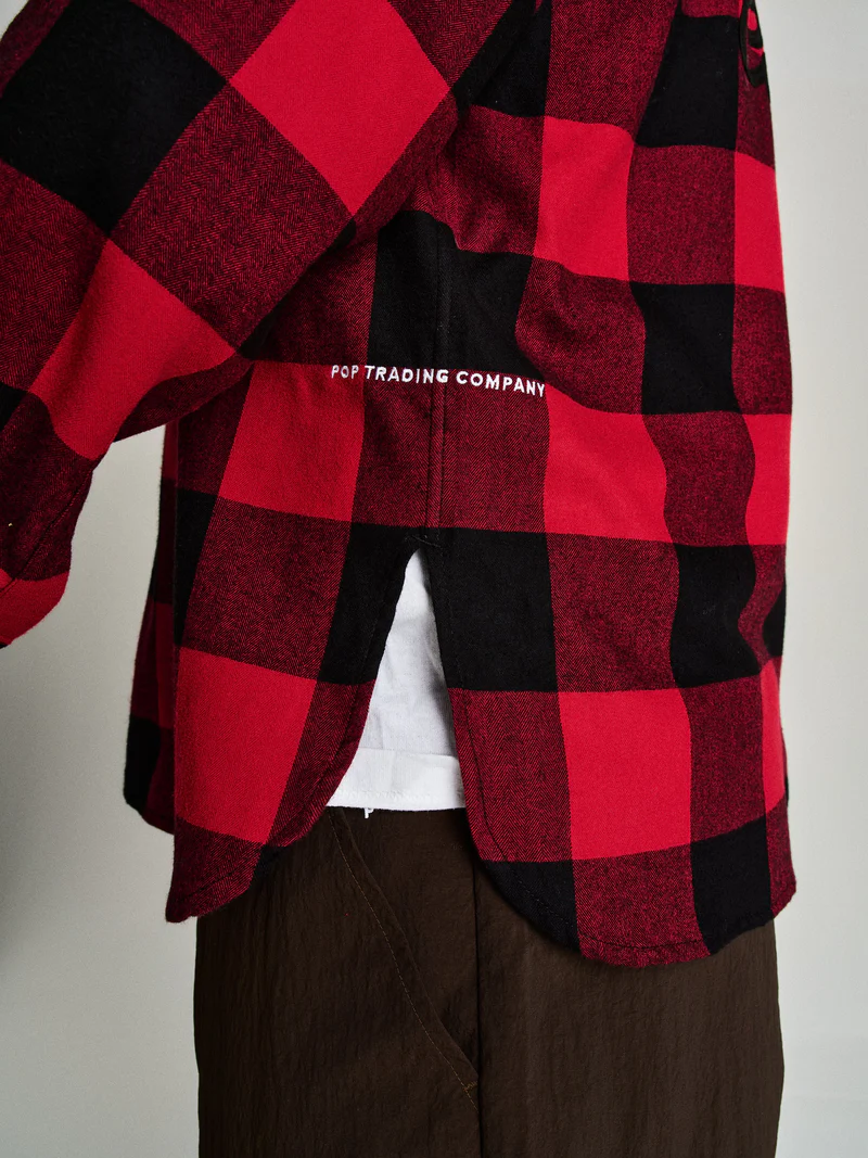 POPTRADING COMPANYCHECKED BD SHIRT