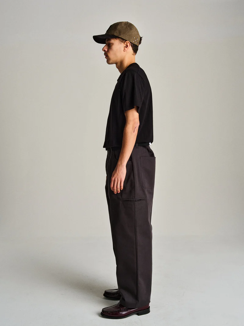 POPTRADING COMPANY DRS WORKER PANTS ANTHRACITE