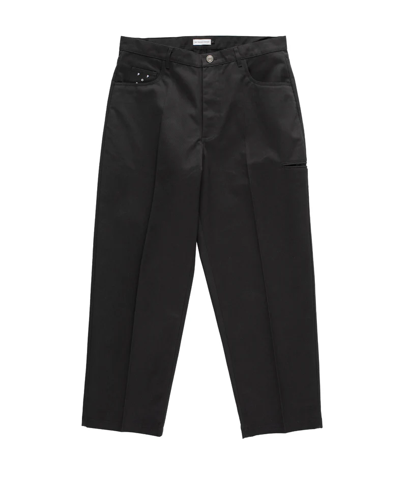 POPTRADING COMPANY DRS WORKER PANTS ANTHRACITE