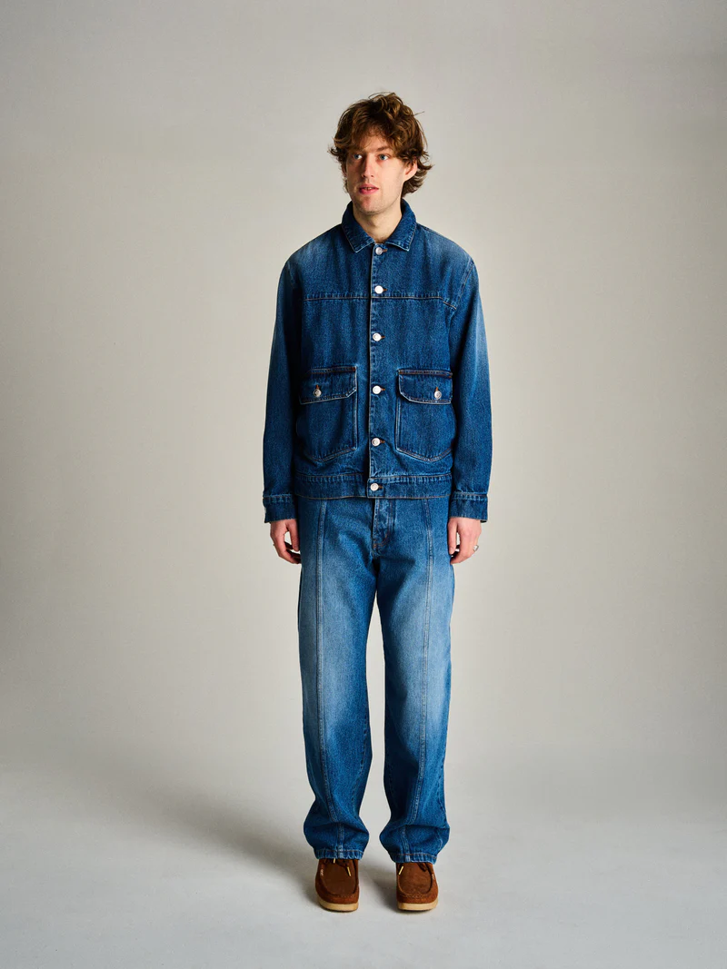 POPTRADING COMPANY DRS DENIM SEAM PANTS