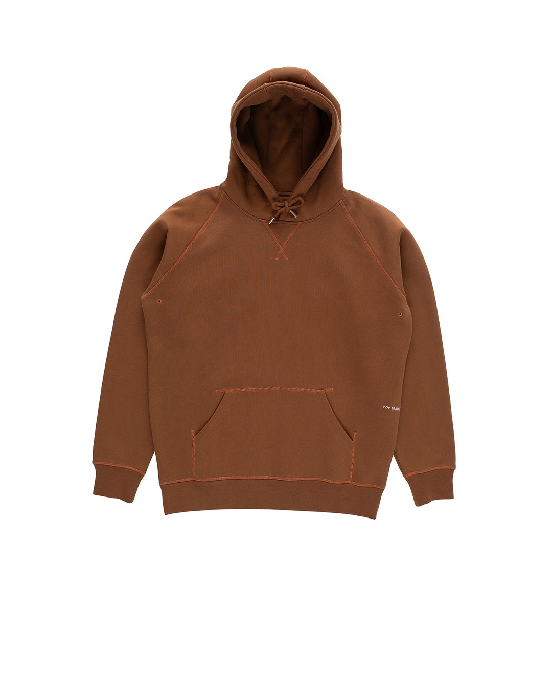 POP TRADING COMPANY LOGO HOODED SWEAT