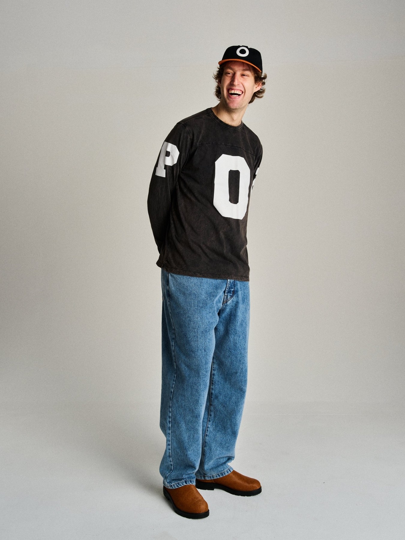 POP TRADING COMPANY FOOTBALL LONG SLEEVE T-SHIRT