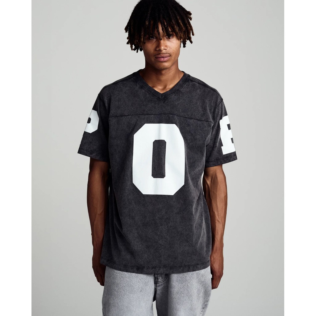 POP TRADINGCOMPANY WASHED FOOTBALL TEE